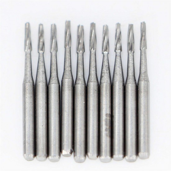 50X Dental Carbide Burs FG168/169/170/171/172/169L/170L/171L for HP Handpiece