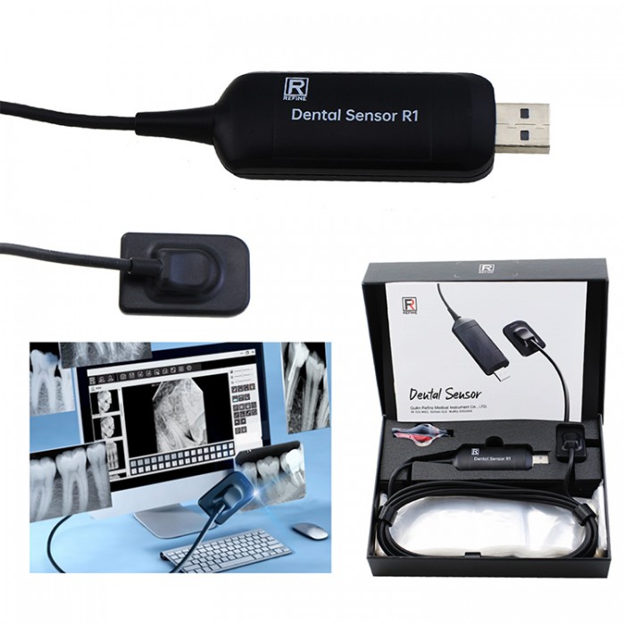 Dental USB Digital Intraoral X-Ray RVG Sensor – Size 2.0, GD4 Model, FDA Registered