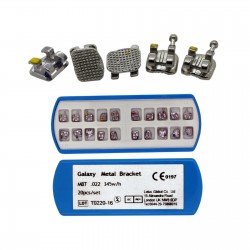 10 Boxes Dental Orthodontic MIM Metal Bracket Mini MBT 022 345W/H 5-5