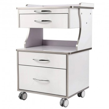 Dentech G15 Mobile Dental Surgical Instrument Trolley Cart with 3 Drawers