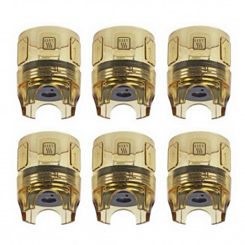 6Pcs Dental Ultrasonic Scaler Tips Torque Wrench Fit EMS Satelec Woodpecker DTE