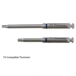 Dental Implant Hex Abutment Latch Driver Set in Stainless Steel Long and Short