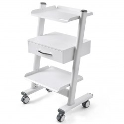 Dentech T3-4 Mobile Dental Trolley Cart with Storage Cabinet Three-Tier