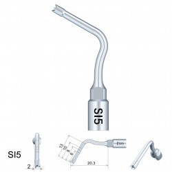 6Pcs/Set Woodpecker Implant Preparation Tips SL1 SI2 SI5 SI7 S18 S19