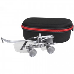DY-118 2.5X450mm Aluminum Frame Dental Surgical Loupe Adjustable Pupil Distance