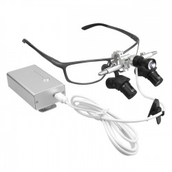 4.0X/ 5.0X /6.0X  350-450mm Flip-Up Ergonomic Dental 48° Ergo Loupe with 5W Headlight