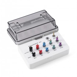 Dental Implant Drill Guide Positioning Kit with Spacing Drill Bits and Sterilization Box
