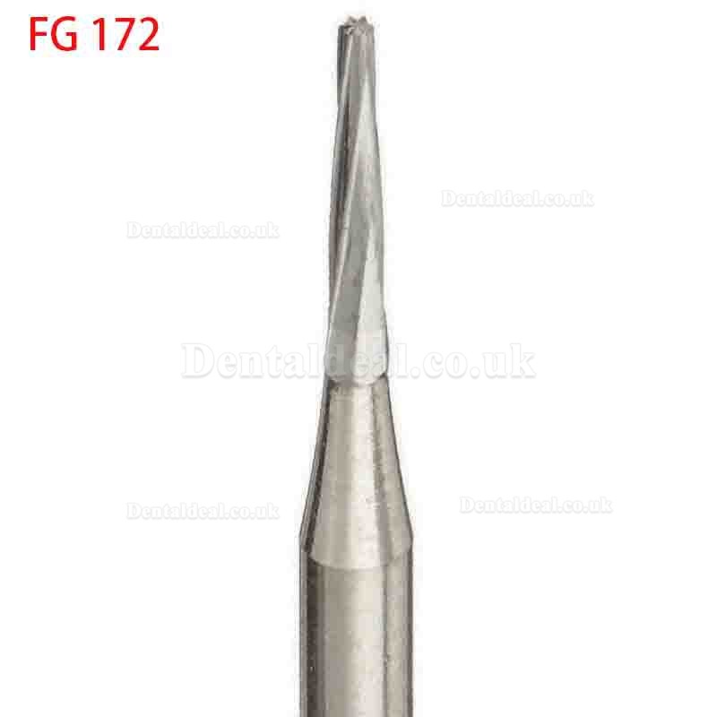 50X Dental Carbide Burs FG168/169/170/171/172/169L/170L/171L for HP Handpiece