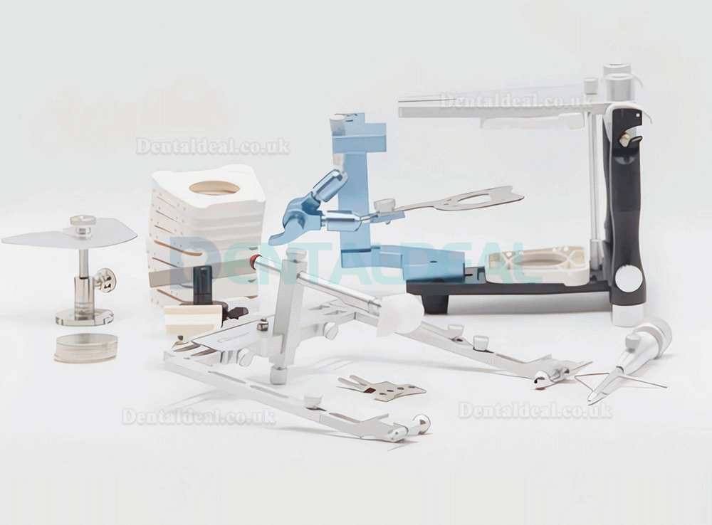 CL-3303 Semi Adjustable Dental Lab Articulador with Facebow, Transfer Stand & T-type Support Frame