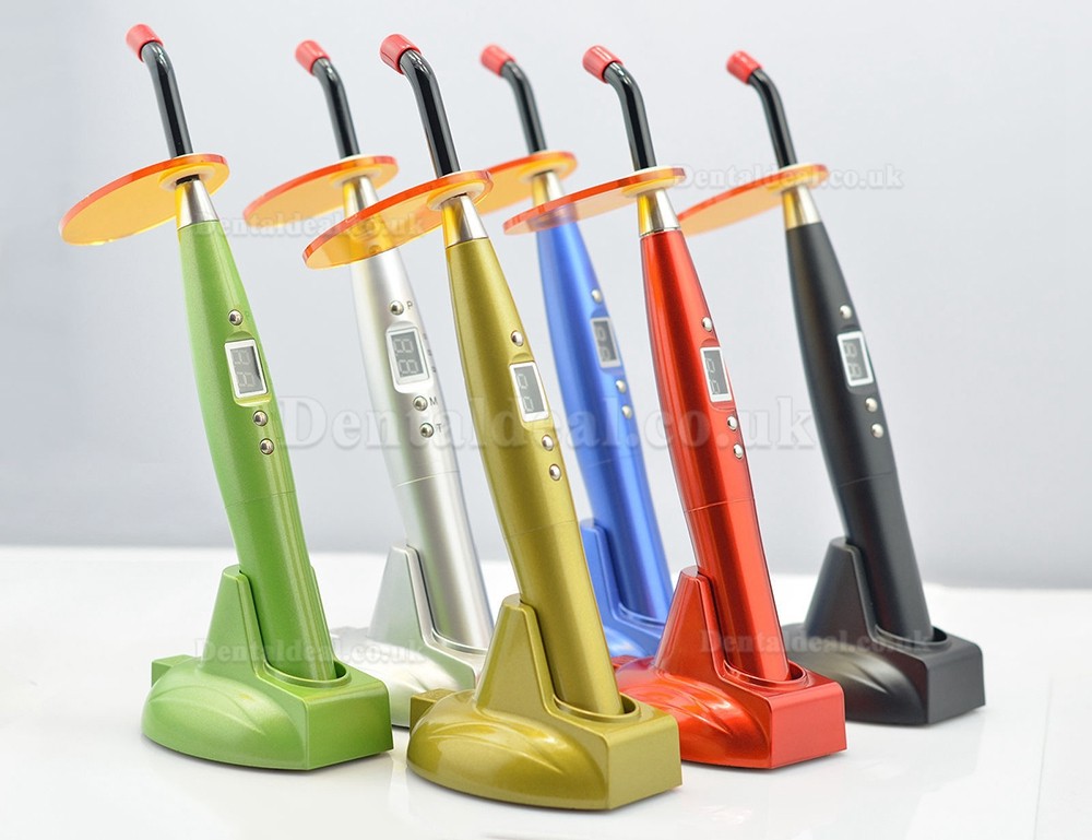 Dental 5W Wireless Cordless LED Curing Light Lamp 1500mw Black Dental 5W Wireless Cordless LED Curing Light Lamp 1500mw Black