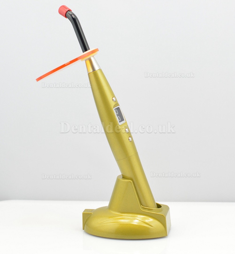 Dental 5W Wireless Cordless LED Curing Light Lamp 1500mw Black Dental 5W Wireless Cordless LED Curing Light Lamp 1500mw Black