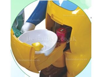 A8000-IB Pediatric Dental Chair Children Dental Unit with Dinosaur Chair &Smiling Cat Side Box