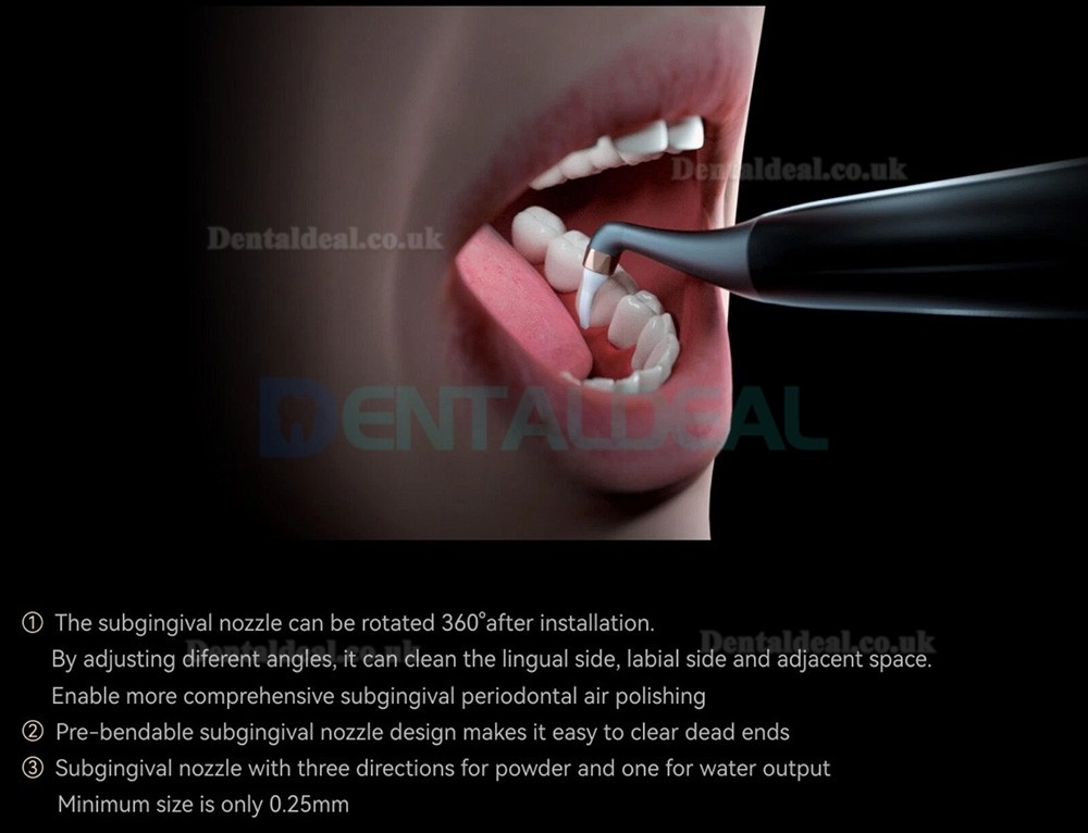 Woodpecker AP-H Plus Dental Air Polisher Supragingival / Subgingival Handpiece