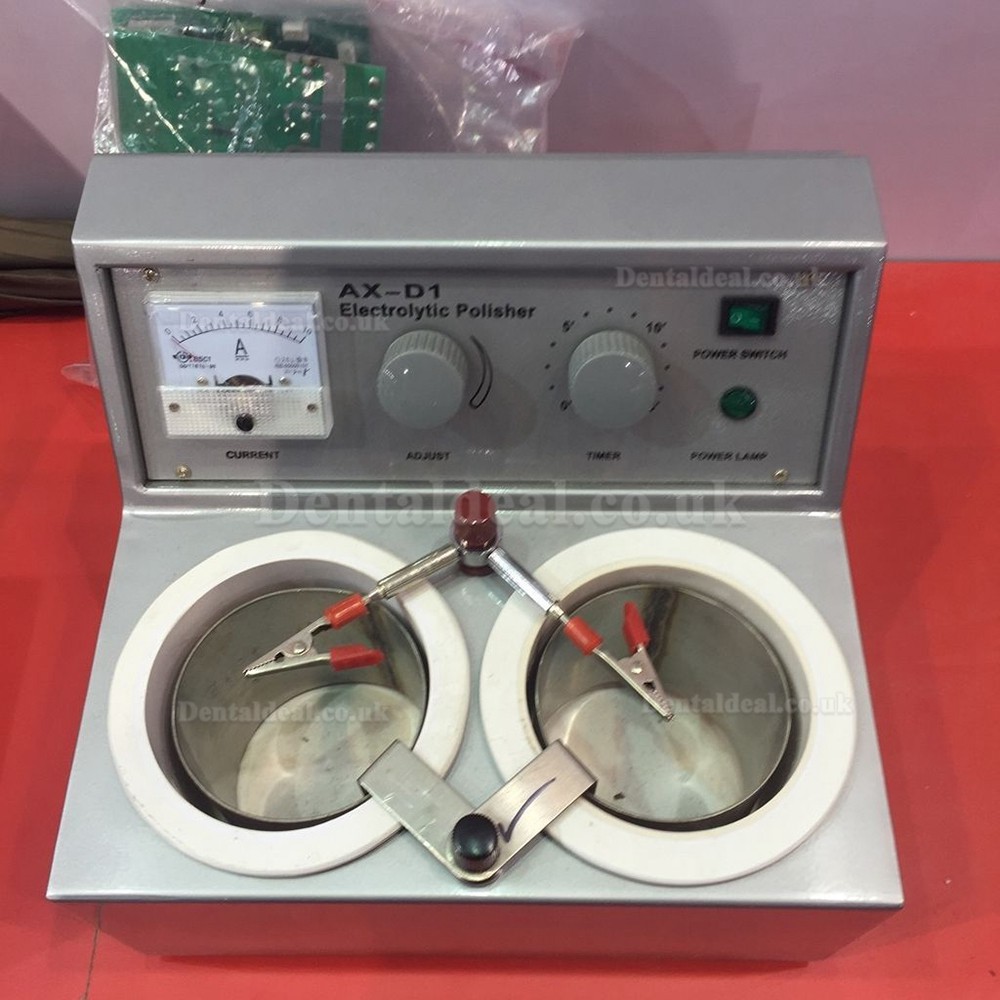Aixin AX-D1 Dental Lab Electrolytic Polisher With Two Water Bath Equipment Aixin AX-D1 Dental Lab Electrolytic Polisher With Two Water Bath Equipment