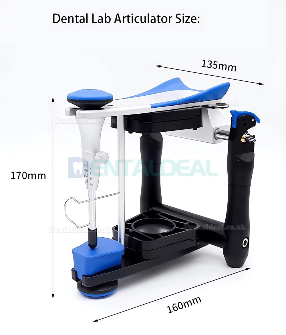 Dental Lab Articulator BN Average Value Articulator Fits Artex, Amann Girrbach Mounting Plates
