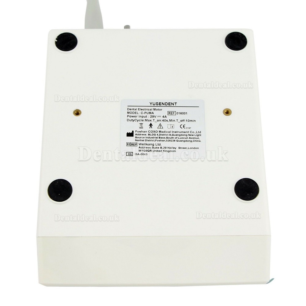YUSENDENT COXO C PUMA Dental Electric Micro Motor +1:5 Fiber Optic Contra Angle CX235 C7-5