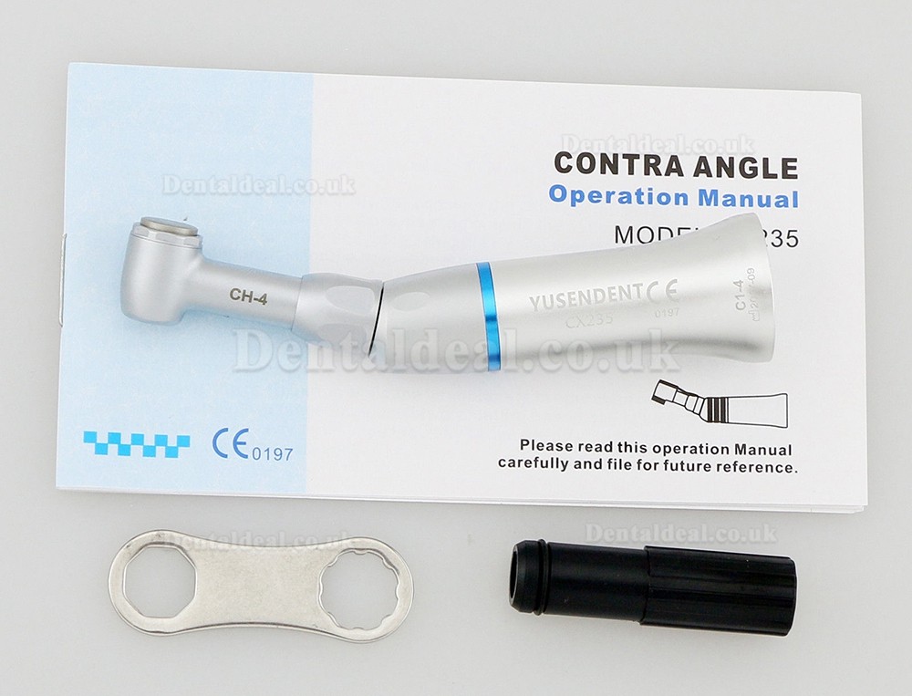 Yusendent COXO C1-4 Contra Angle 1:1 Low Speed Push Button Handpiece Yusendent COXO C1-4 Contra Angle 1:1 Low Speed Push Button Handpiece