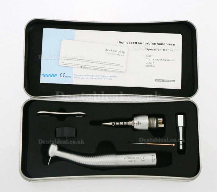 YUSENDENT® CX207-GS-PQ Dental Turbine Handpiece With Sirona Roto Quick Coupler YUSENDENT® CX207-GS-PQ Dental Turbine Handpiece With Sirona Roto Quick Coupler