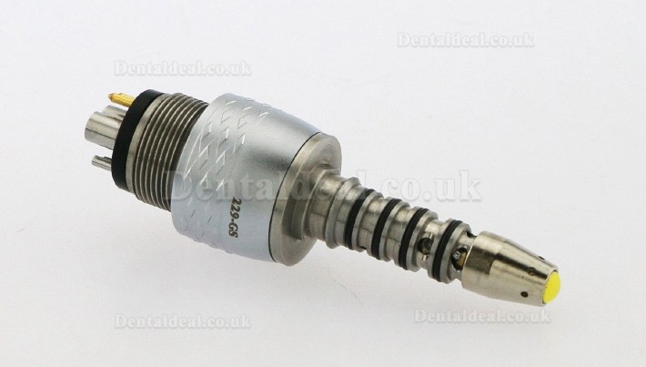 YUSENDENT CX229-GS Dental LED Quick Coupling 6 Hole Fit Sirona R/F Fiber Optic High Speed Handpiece YUSENDENT CX229-GS Dental LED Quick Coupling 6 Hole Fit Sirona R/F Fiber Optic High Speed Handpiece