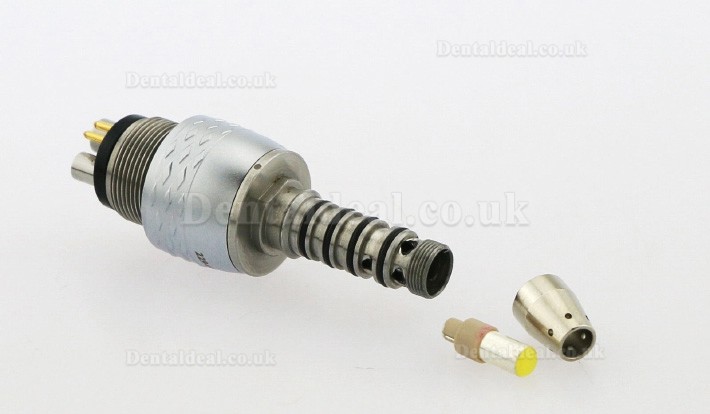 YUSENDENT CX229-GS Dental LED Quick Coupling 6 Hole Fit Sirona R/F Fiber Optic High Speed Handpiece YUSENDENT CX229-GS Dental LED Quick Coupling 6 Hole Fit Sirona R/F Fiber Optic High Speed Handpiece