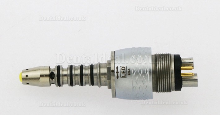 YUSENDENT CX229-GS Dental LED Quick Coupling 6 Hole Fit Sirona R/F Fiber Optic High Speed Handpiece YUSENDENT CX229-GS Dental LED Quick Coupling 6 Hole Fit Sirona R/F Fiber Optic High Speed Handpiece