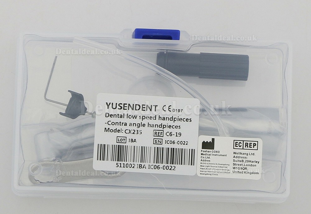 YUSENDENT CX235 C6-19 Push Button 20:1 Implant Surgery Contra Angle Handpiece YUSENDENT CX235 C6-19 Push Button 20:1 Implant Surgery Contra Angle Handpiece