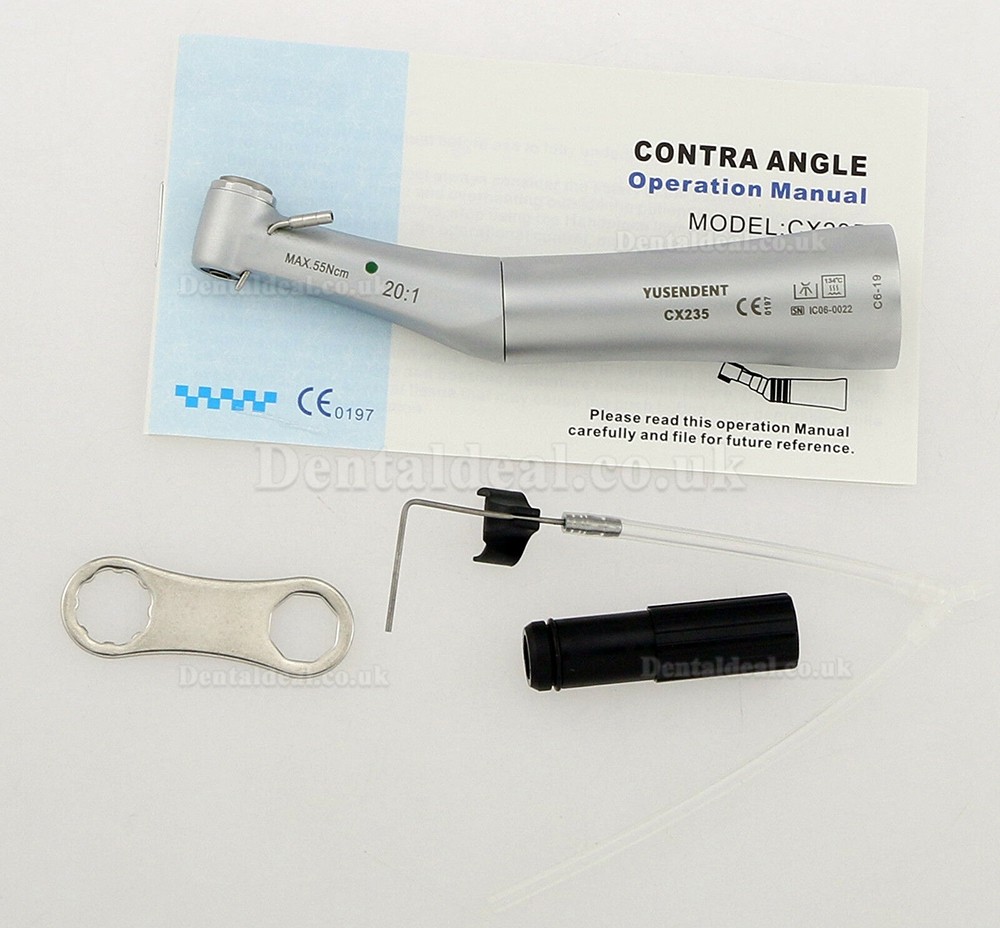 YUSENDENT CX235 C6-19 Push Button 20:1 Implant Surgery Contra Angle Handpiece YUSENDENT CX235 C6-19 Push Button 20:1 Implant Surgery Contra Angle Handpiece