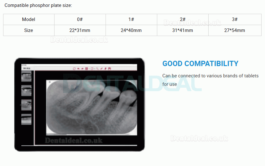 Runyes DS630 PSP Digital Image Phosphor Plate Scanner X-ray PSP Scanner