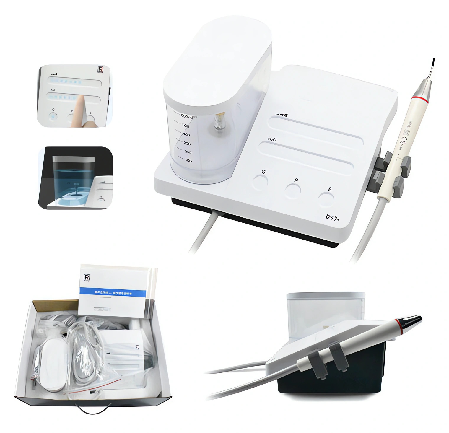 Refine DS7+ Ultrasonic Scaler with Water Bottle & LED Light Fit EMS Scaler Tips