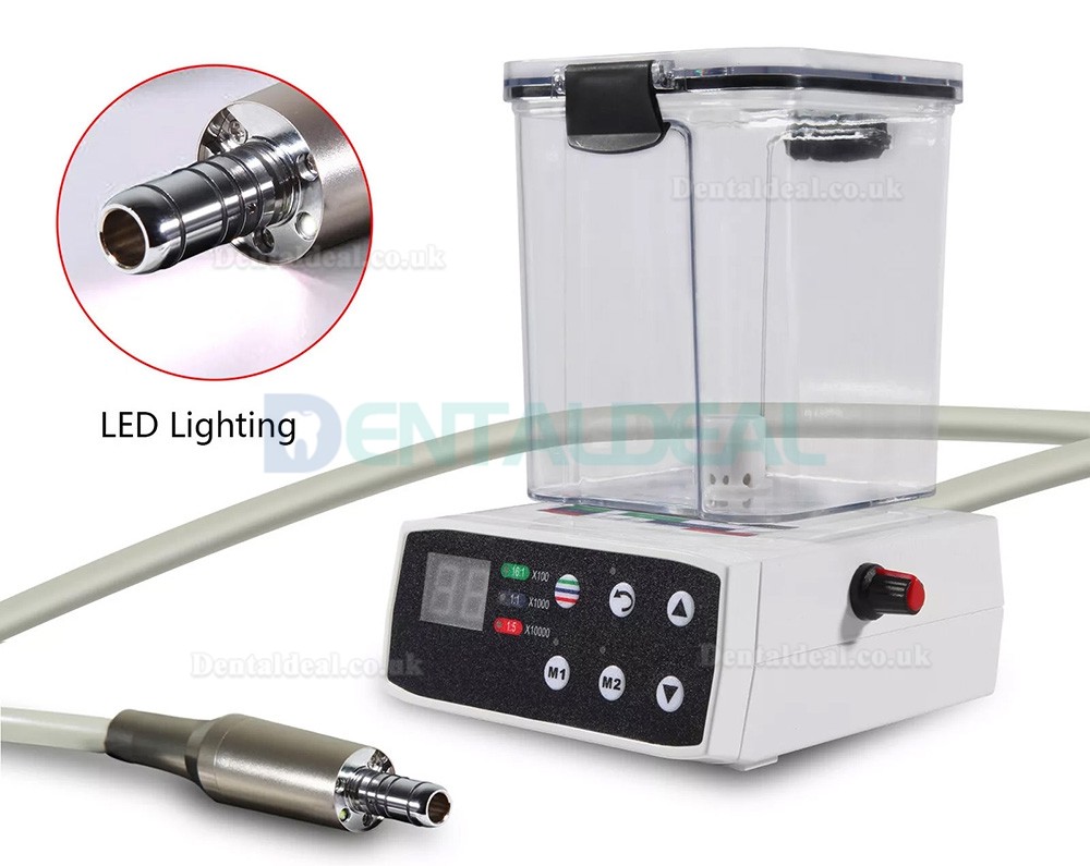 Brushless Dental Electric Motor with Water Tank Fit 1:5 / 1:1 / 16:1 Contra-angle