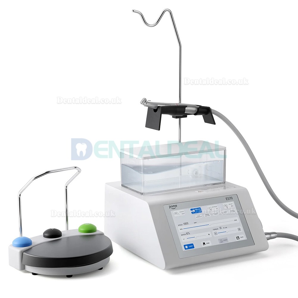 Jinme ES70 Dental Surgical Drive System for Implant Placement & Oral Surgery with 4Pcs Contra-Angle