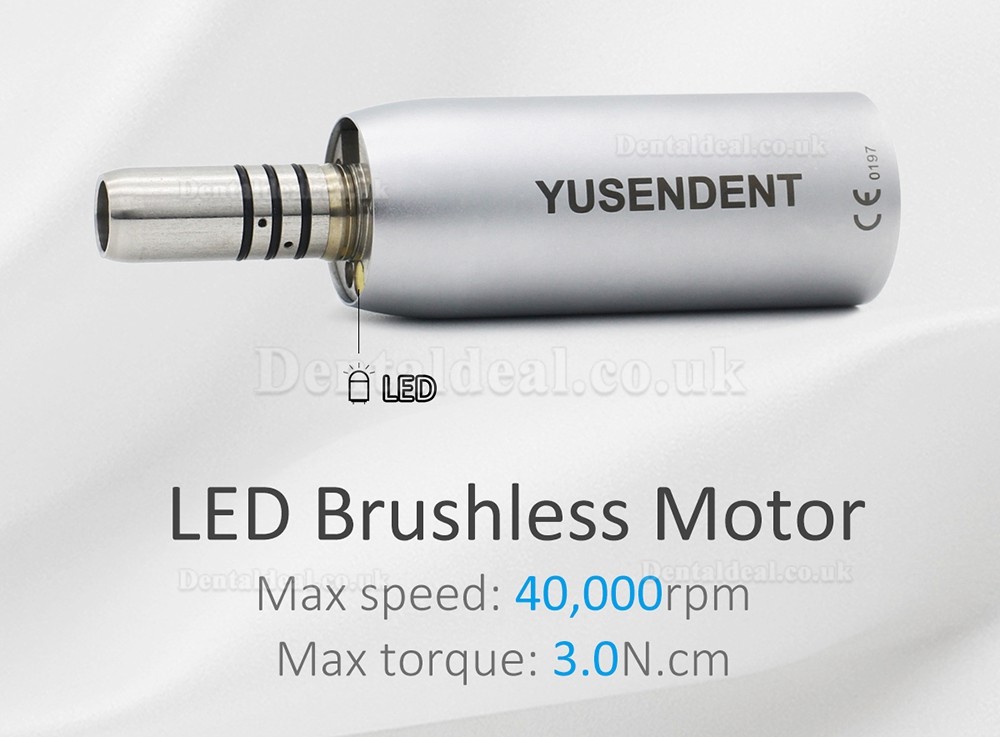 YUSENDENT COXO Dental Built in Electric LED Micro Motor 1:1 Fiber Optic Straight Handpiece YUSENDENT COXO Dental Built in Electric LED Micro Motor 1:1 Fiber Optic Straight Handpiece
