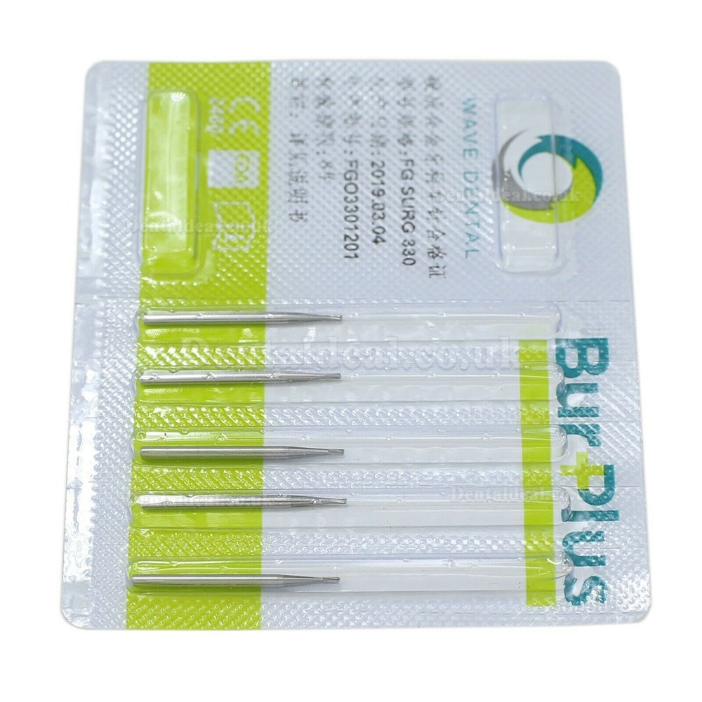 Dental Carbide Bur FG Friction Grip Round 557 & 330 For High Speed Handpiece - Tungsten Carbide, FDA Registered