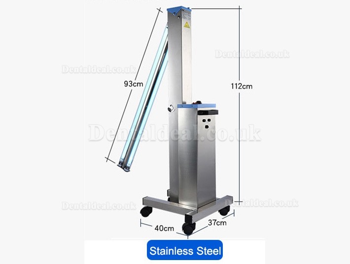 FY® 30DS Mobile UV+Ozone Disinfection Car Ultraviolet Lamp Stainless Steel Trolley Cart Unit FY® 30DS Mobile UV+Ozone Disinfection Car Ultraviolet Lamp Stainless Steel Trolley Cart Unit