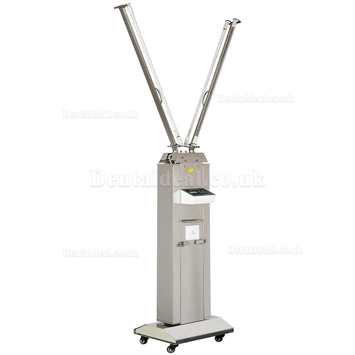FY Mobile UV+Ozone Disinfection Lamp Stainless Steel Trolley With Infrared Sensor 120W-220W FY Mobile UV+Ozone Disinfection Lamp Stainless Steel Trolley With Infrared Sensor 120W-220W
