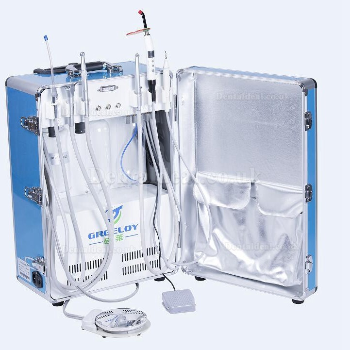 Greeloy GU-P206 Dental Portable Unit + Dental Chair GU-109 + Storage Bag Kit
