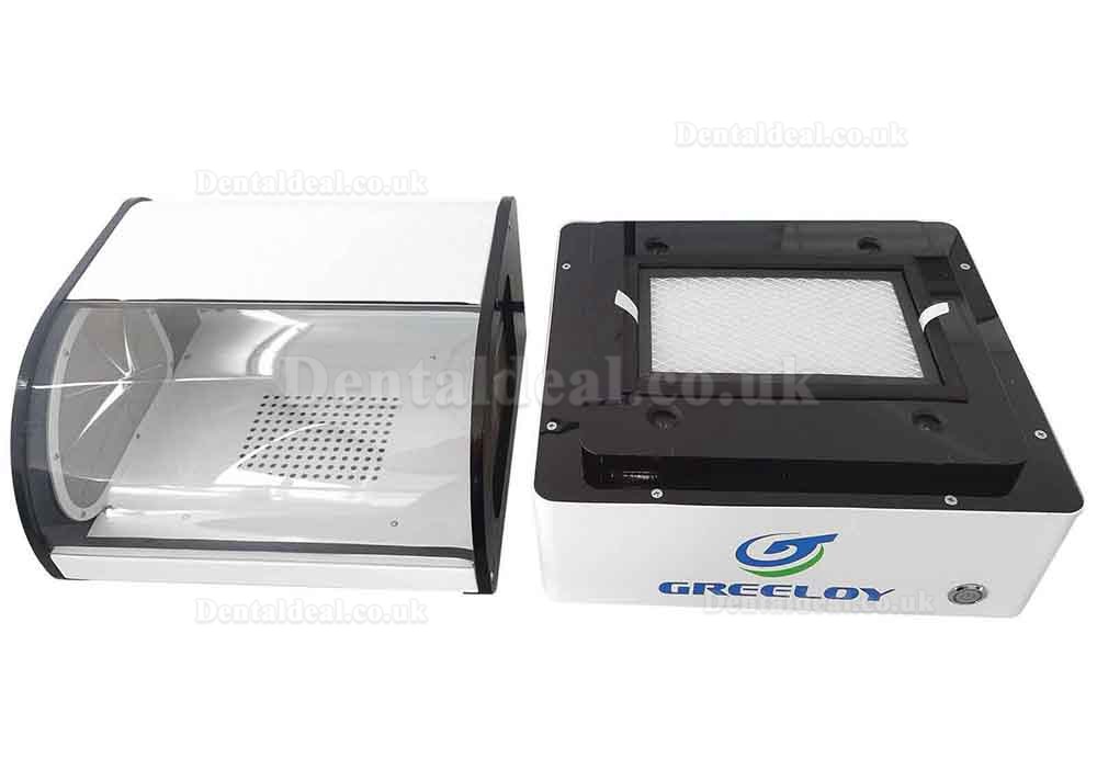 Greeloy 60W Dust Collector Machine Industrial Extractor with LED Lighting System and Filter