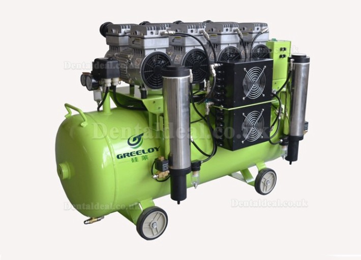 Greeloy® GA-84Y Dental Oilless Oil Free Air Compressor with Silent Cabinet Greeloy® GA-84Y Dental Oilless Oil Free Air Compressor with Silent Cabinet