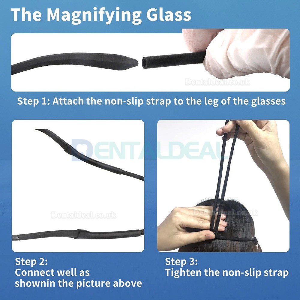 4.0X / 5.0X / 6.0X 350-450mm Ergonomic Ergo Loupe Flip-Up Dental Loupe