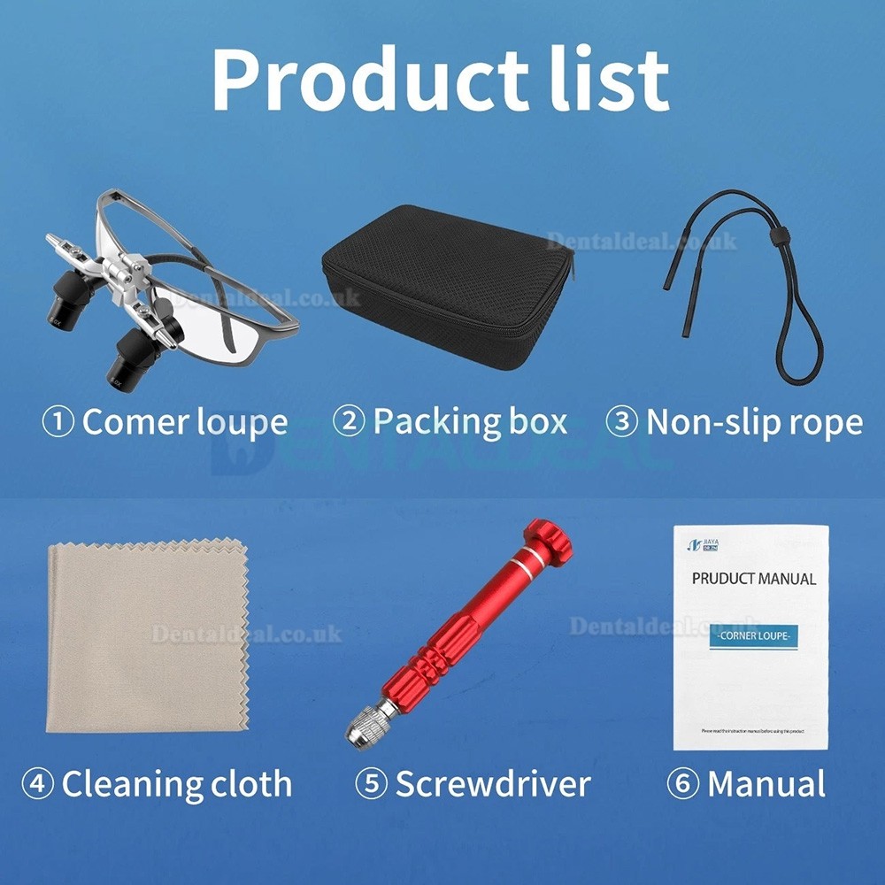 4.0X / 5.0X / 6.0X 350-450mm Ergonomic Ergo Loupe Flip-Up Dental Loupe