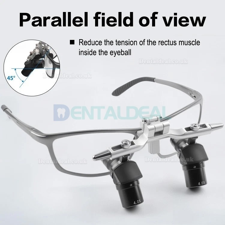 4.0X / 5.0X / 6.0X 350-450mm Ergonomic Ergo Loupe Flip-Up Dental Loupe