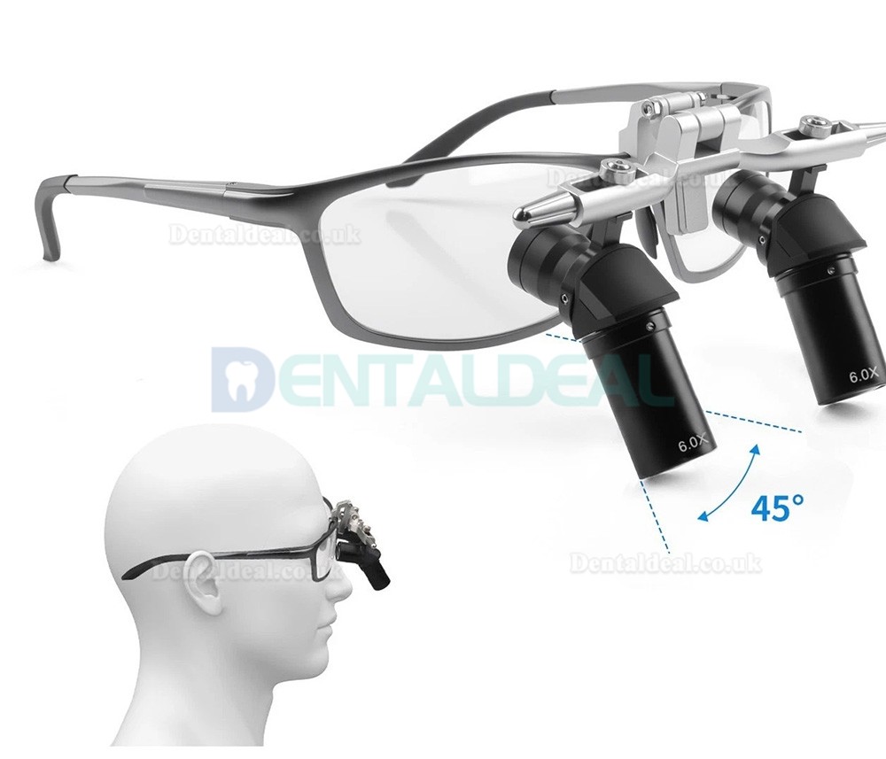4.0X / 5.0X / 6.0X 350-450mm Ergonomic Ergo Loupe Flip-Up Dental Loupe