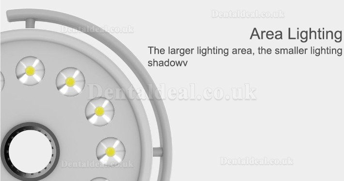 KWS® KD-2012D-3 Mobile Dental Surgical Light LED Shadowless Oral Operating Lamp