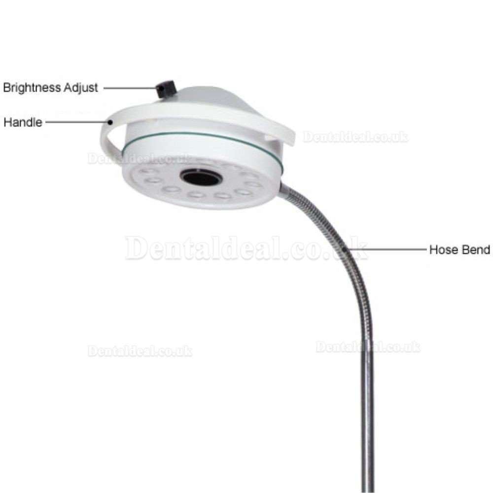 KWS® KD-2012D-3 Mobile Dental Surgical Light LED Shadowless Oral Operating Lamp