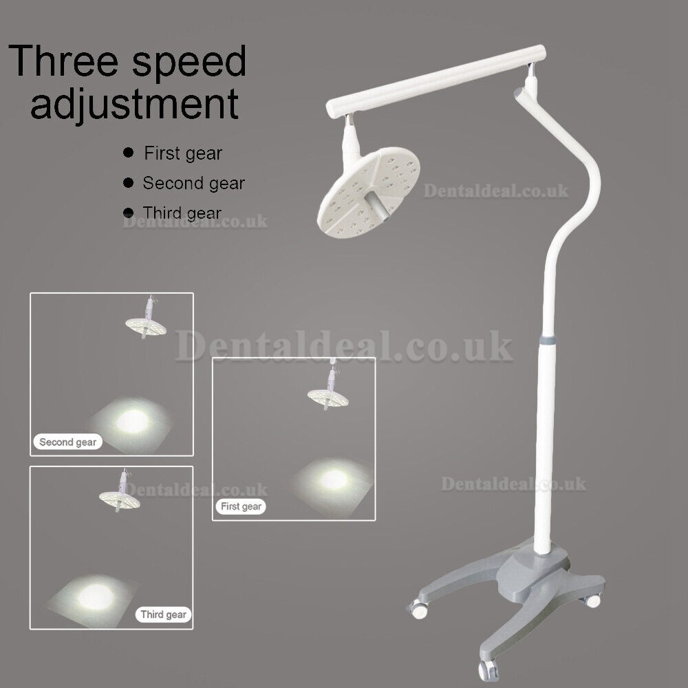 KWS KD-2018L-1 Mobile Dental Surgical LED Light Shadowless Exam Lamp Touch Switch