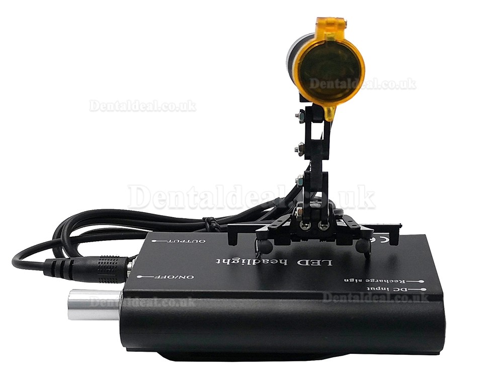 Dental Medical 5W LED Head Light with Filter Clip-on Type for Loupes Glasses Red Dental Medical 5W LED Head Light with Filter Clip-on Type for Loupes Glasses Red