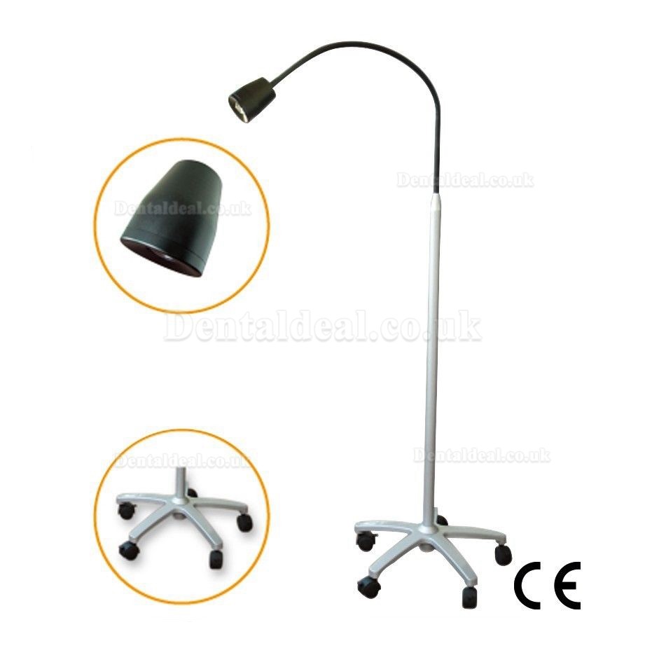 MICARE JD1100 Mobile Stand Dental LED Surgical Light Exam Examination Lamp