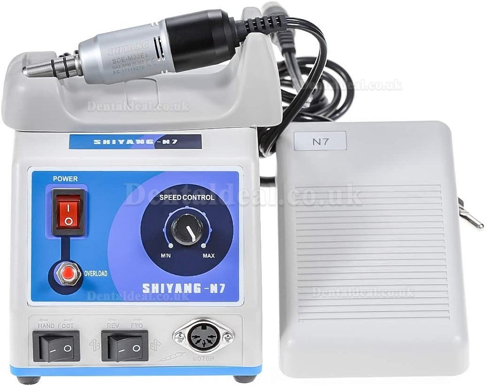 SHIYANG N7 Dental Micro Motor S03 Handpiece Contra Straight Air Motor Kit