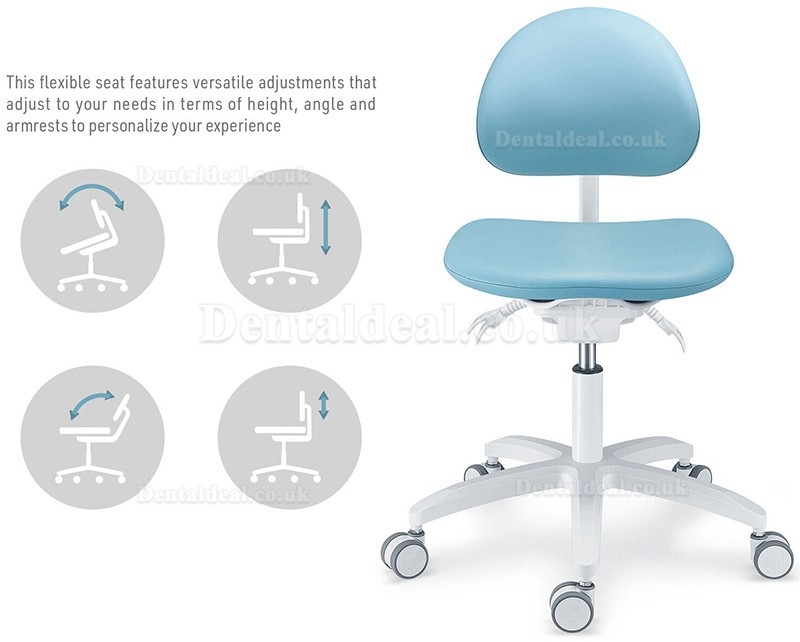 PLST-06 Series Adjustable Ergonomic Dental Stools Dentsit Operator Assistant Hygienist Chair PLST-06 Series Adjustable Ergonomic Dental Stools Dentsit Operator Assistant Hygienist Chair