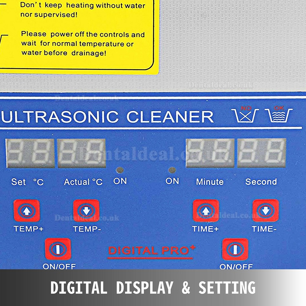 15L Ultrasonic Cleaner Machine Industry Heated Heater w/Timer Stainless Steel PS-60A